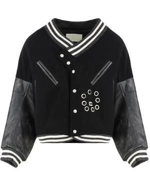 EZR Langärmelige Bomberjacke - Schwarz