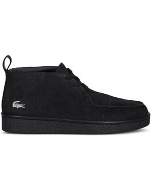Lacoste Baseshot Chukka Lace-Up Sneakers - Black