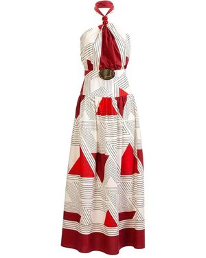 Silvia Tcherassi Lana Midi Dress - Red