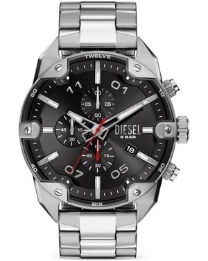DIESEL Spiked 49Mm Watch - Grey