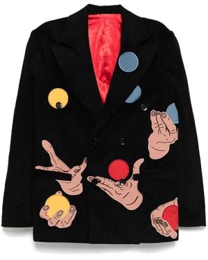 Kidsuper Juggler Hands Blazer - Black