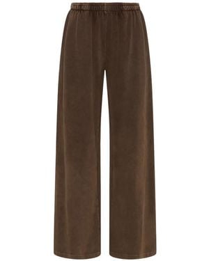 The Upside Soho Tokio Wide-Leg Track Trousers - Brown