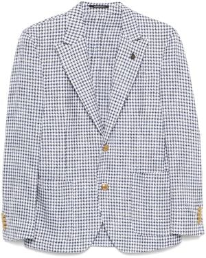 Gabriele Pasini Tweed Blazer - Blue