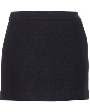 DUNST Minirock mit Reißverschluss - Blau