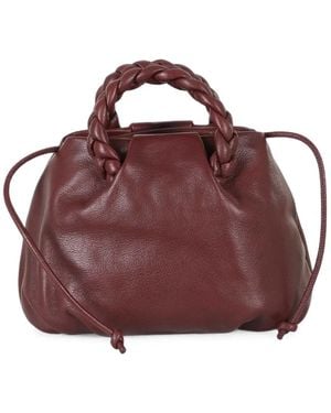 Hereu Medium Bombon Braided-Handle Handbag - Purple