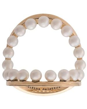 Delfina Delettrez Double Band Ring - Metallic