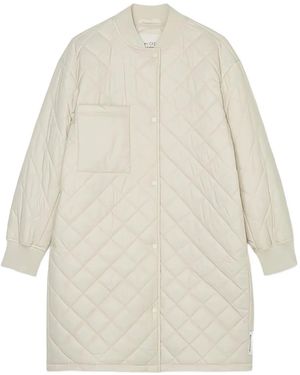 Marc O' Polo Quilted Coat - White