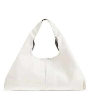 Ami Paris Supple Leather Etienne Shoulder Bag - Natural