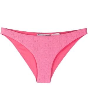Alexander Wang ロゴ ビキニボトム - ピンク