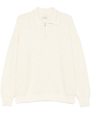 CHE Orson Quarter-Zip Jumper - White