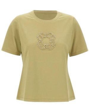 Elena Miro Jewel Monogram T-Shirt - Green