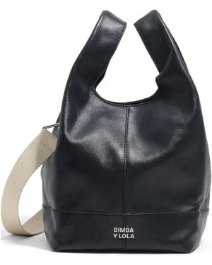 Bimba Y Lola Sac Cabas Paper Médium - Black