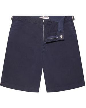 Orlebar Brown Dane Ii Shorts Met Ceintuur - Blauw