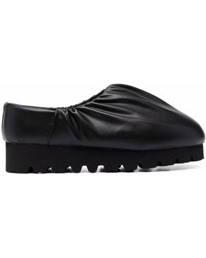 Yume Yume Camp Shoe Ruched Mules - Black