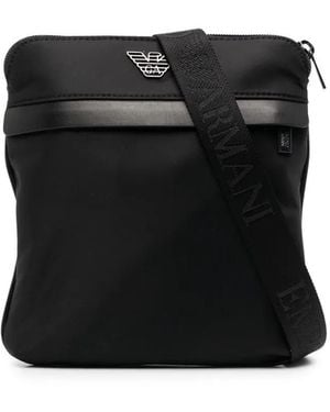 Emporio Armani Flat ショルダーバッグ - ブラック