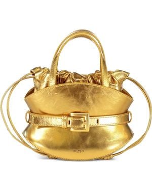 Balmain Buckle Shuffle Mini Bag - Metallic
