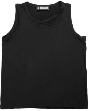 Louis-Gabriel Nouchi Cut-Out Tank Top - Black