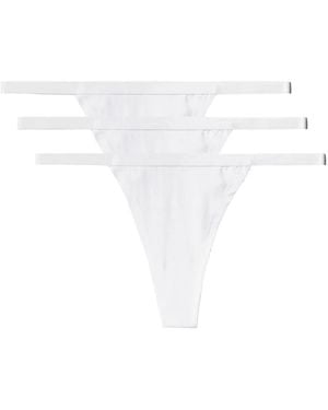 CDLP Lot De Trois Strings - Blanc