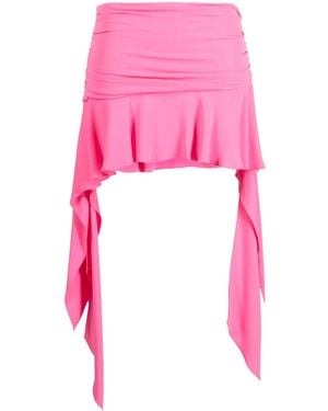 Blumarine Asymmetrische Mini-Rok - Roze