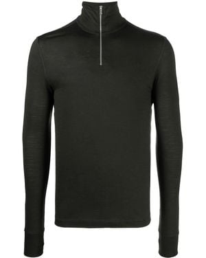 Nanushka Haut En Laine À Col Montant - Noir