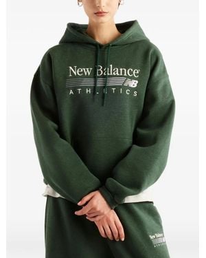 New Balance Trackside Fleece Hoodie - Green