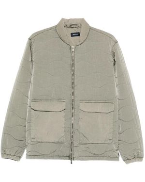 KEELING Quilted Zipped Jacket - Gray