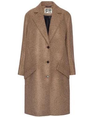 Henrik Vibskov 3D Single-Breasted Coat - Brown