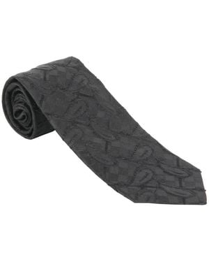 Etro Jacquard Tie - Black