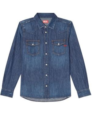 DIESEL D-Vega Denim Shirt - Blue