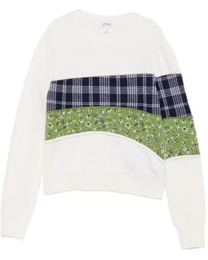 Loewe X Cosima Von Bonin Pullover Im Patchwork-Look - Weiß