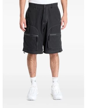 Pleasures Raider Cargo Shorts - Black
