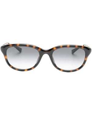 Gucci Bamboo Tortoiseshell-Effect Sunglasses - Grey