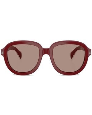 Moncler Lunettes De Soleil À Monture Oversize - Rose