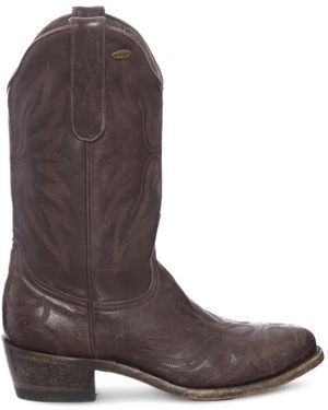Mexicana Aguila Cowboy Boots - Brown
