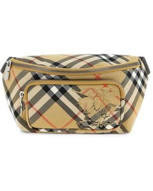 Burberry Small Check Belt Bag - Metallic
