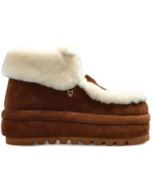 Naked Wolfe Bambi Stiefel Mit Shearling-Besatz - Braun
