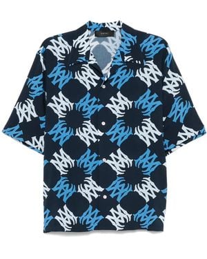 Amiri Ma Quad Bowlingshirt - Blauw