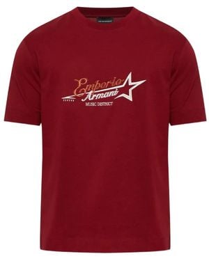 Emporio Armani Embroidered Logo T-Shirt