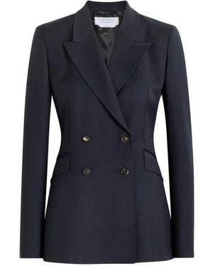 Gabriela Hearst Stephanie Double-Breasted Blazer - Blue