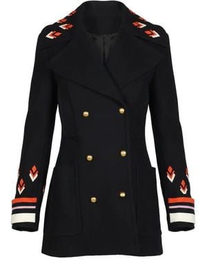 Valentino Garavani Embellished Coat - Black