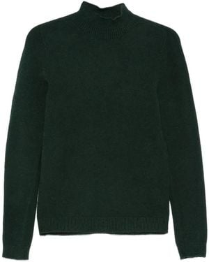 AROVESCIO High-Neck Jumper - Green