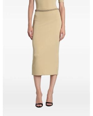 HIBOURAMA Hera Midi Skirt - Natural