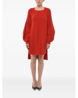 Stella McCartney Asymmetrisches Midikleid - Rot
