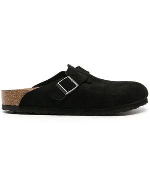 Birkenstock Boston スエードスリッポン - ブラック
