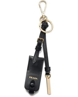 Prada Mirror-Case Keychain - White