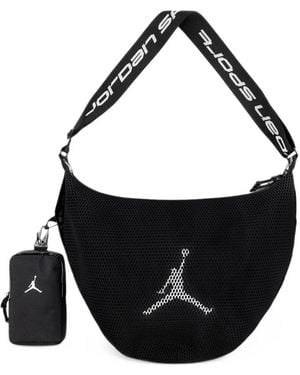 Nike Logo-Detail Shoulder Bag - Black