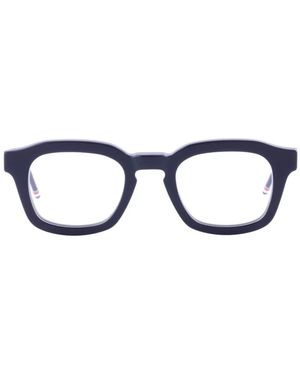 Thom Browne Occhiali Con Montatura Geometrica - Nero
