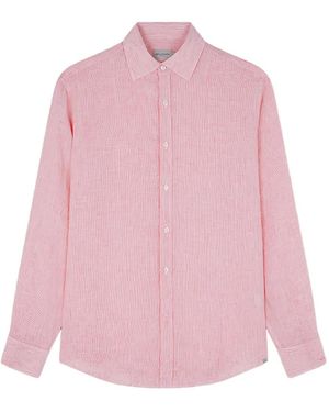 Paul & Shark Long-Sleeve Striped Shirt - Pink