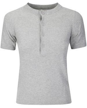 Extreme Cashmere Eva Polo Top - Grey