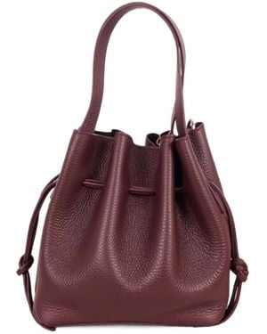 Yuzefi Petit Cabas Scallop Grainé - Purple
